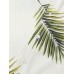 Mens Tropical Leaves Pattern Side Split Buttons Up Shirts