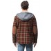 2021 NEW CASUAL FLEECE PLAID HOODIE JACKETS